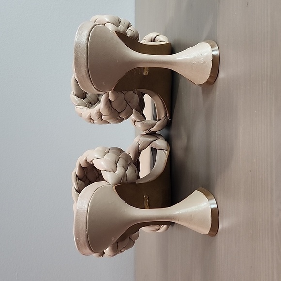 L'INTERVALLE Cream Braided Sandals - Picture 6 of 14